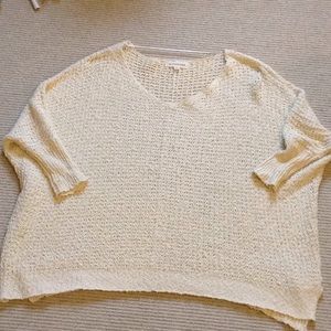 Cream oversized sweater
